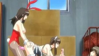 Hentai Maids Get Fucked in a Threesome Hentai Maids Get Fucked in a Threesome