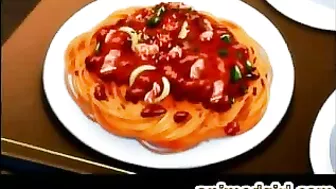 Shemale hentai Masturbation in Steamy Bath