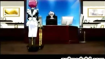 Shemale hentai Masturbation in Steamy Bath