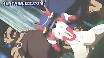 Busty Anime Heroine Gets Fucked by Monstrous Tentacle in Mind-Blowing Hentai Video