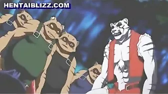 Busty Anime Heroine Gets Fucked by Monstrous Tentacle in Mind-Blowing Hentai Video