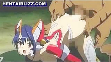 Busty Anime Heroine Gets Fucked by Monstrous Tentacle in Mind-Blowing Hentai Video