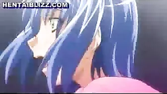 Hentai get pounded from behind while her big tits bounce! Toilet sex at its best!