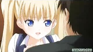 Hentai Schoolgirl's Ass Fucked in Classroom - Busty Porn Video