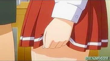 Hentai Schoolgirl's Ass Fucked in Classroom - Busty Porn Video