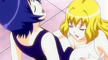 Shemale hentai's titillating tittyfuck session with a buxom anime babe!