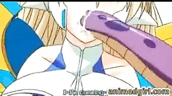 Busty Hentai Girls Get Fucked by Monster Tentacles and Snake!