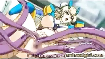 Busty Hentai Girls Get Fucked by Monster Tentacles and Snake!