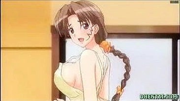 Hentai Wife Porn - Busty Wife Gets Hot and Wet from Pussy Poking