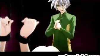 Bound and Gagged Shemale DILDOED, ASSFUCKED in Dungeon Master's Dominance