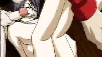 Bound Anime Boy Gets Anal Virginity Broken by Rough Fucking