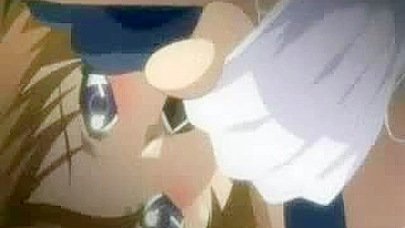Wild X-rated Anime Scene - Maid's Hot Self-pleasure as Boss Pounds his wife in Bedroom