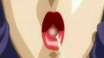 Wild X-rated Anime Scene - Maid's Hot Self-pleasure as Boss Pounds his wife in Bedroom
