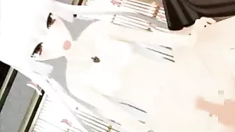 Shemale Anime Dominates Hentai Girl in Doggystyle Fuck