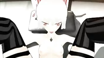 Shemale Anime Dominates Hentai Girl in Doggystyle Fuck