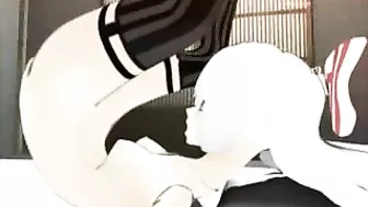 Shemale Anime Dominates Hentai Girl in Doggystyle Fuck