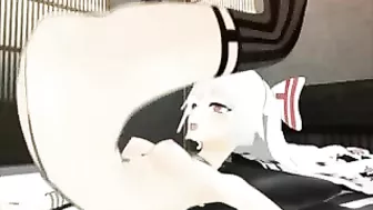 Shemale Anime Dominates Hentai Girl in Doggystyle Fuck