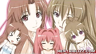 Hentai Girls Take Bath and Show Off Their Sexy Bodies in Porn Video