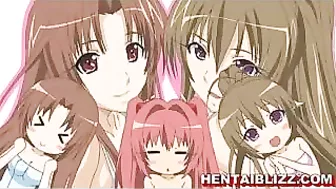 Hentai Girls Take Bath and Show Off Their Sexy Bodies in Porn Video