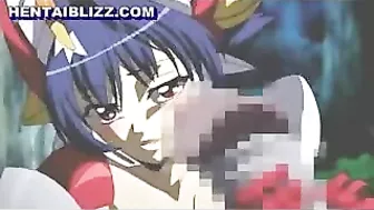 Monster Fucks Busty Hentai Babe in Explosive Porn Video