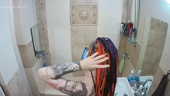 The latest caught sister we have for you is a pale redhead with lots of ink