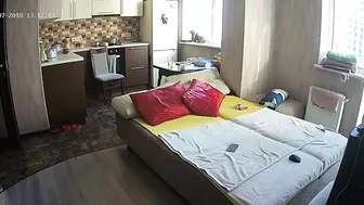 He caught sister spreading herself and making her cunt tremble after the orgasm