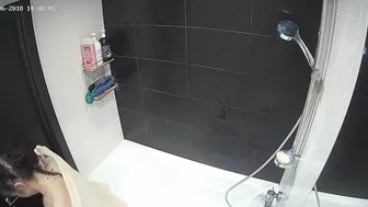 Putting a hidden cam in this place means I caught sister taking off her clothes