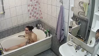 I caught sister naked in the bathroom but sadly she did not go too wild today I caught sister naked in the bathroom but sadly she did not go too wild today