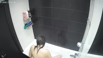 Nasty yet gorgeous caught sister feeling frisky as she is naked in the shower