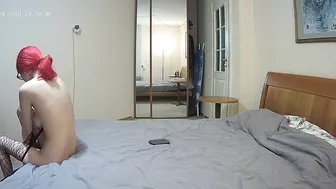 I caught sister coming home from her job as a stripper and she was naked