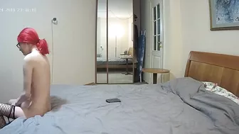 I caught sister coming home from her job as a stripper and she was naked