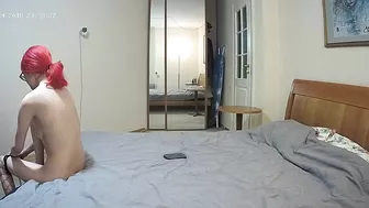 I caught sister coming home from her job as a stripper and she was naked