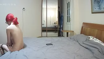 I caught sister coming home from her job as a stripper and she was naked