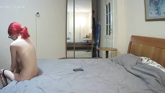 I caught sister coming home from her job as a stripper and she was naked