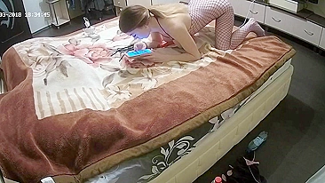 Someone put a hidden camera in the bedroom and he caught sister being slutty