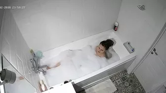 A hidden cam in the bathroom helps me see my caught sister in all her glory