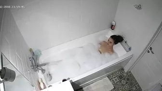 A hidden cam in the bathroom helps me see my caught sister in all her glory