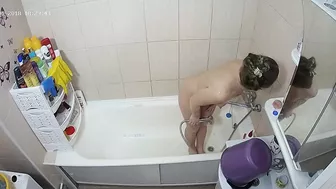 Another caught sister trying to get clean but ends up being totally dirty