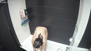 The hidden cam show is back with another caught sister all alone in the shower