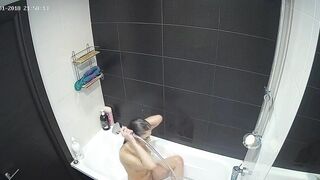 The hidden cam show is back with another caught sister all alone in the shower