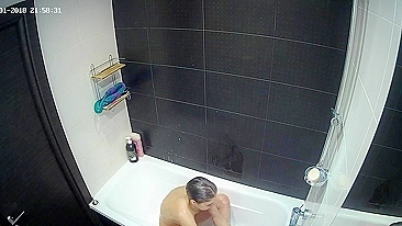 The hidden cam show is back with another caught sister all alone in the shower