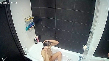 The hidden cam show is back with another caught sister all alone in the shower