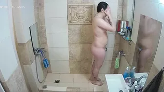 I caught sister and her chubby body entering the bathroom in the middle of night