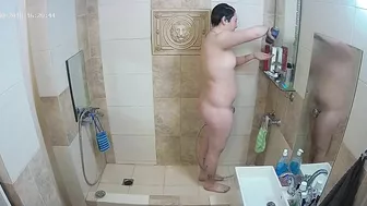 I caught sister and her chubby body entering the bathroom in the middle of night