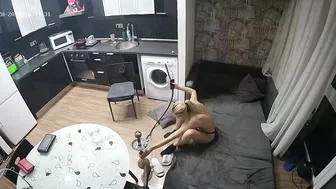 He caught sister masturbating on camera and he ends up joining her for fun