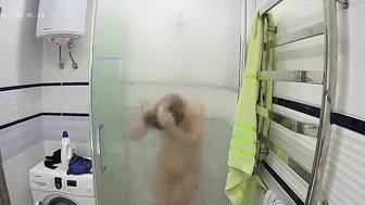 The video features a caught sister by her stepbrother in the steamy bathroom The video features a caught sister by her stepbrother in the steamy bathroom