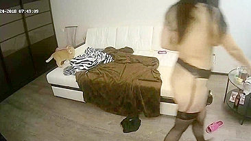 I caught sister while she was masturbating and she seemed to not mind it at all