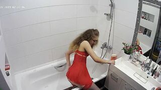 Friend caught sister coming home late one night and going to the bathroom