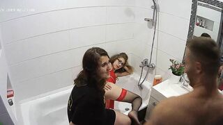 Friend caught sister coming home late one night and going to the bathroom