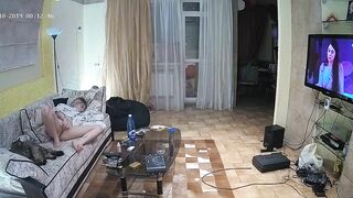 Hidden cam leads to a video of a caught sister playing with her tight cunt